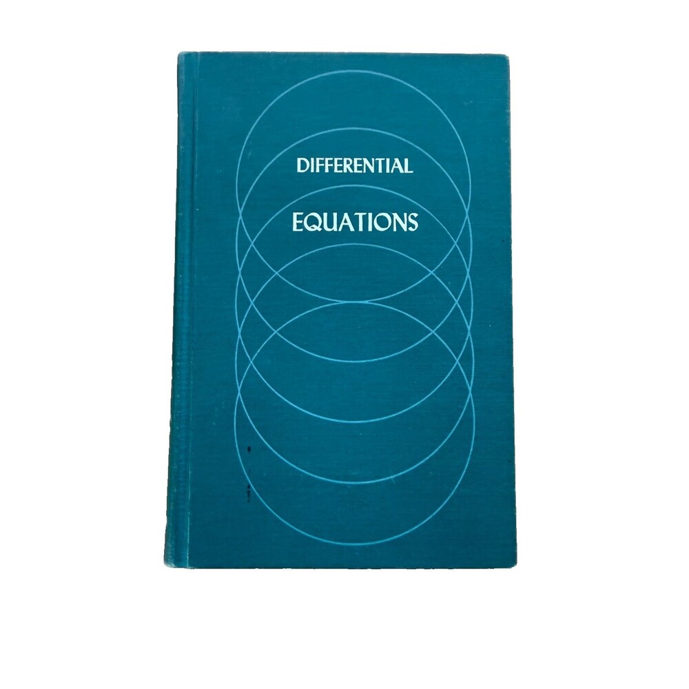 Differential Equations 1960 2nd Edition Nelson Folley Coral Hardcover Vintage